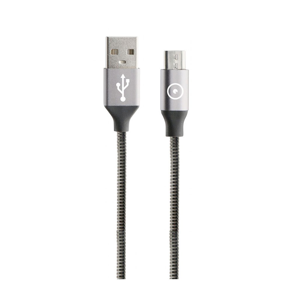 Muvit TGUSC0010 USB-кабель к Micro USB Metal Flexible 2A 1.2 M Серый Grey