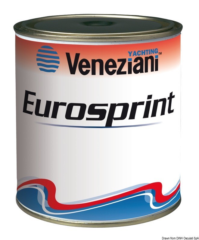 Купить Необрастающая краска белая Veneziani Eurosprint Next 9 - 11 м2/л 2,5 л, Osculati 65.002.32 7ft.ru в интернет магазине Семь Футов