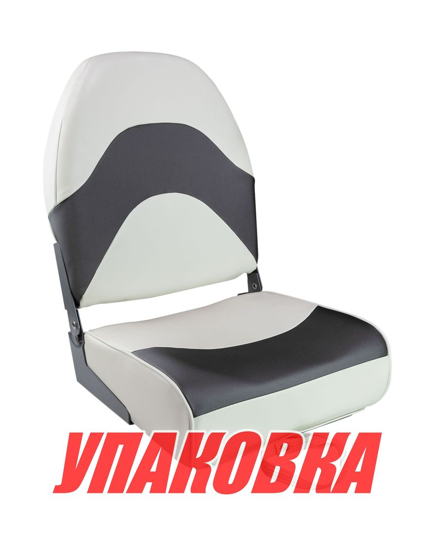 Купить Кресло складное мягкое PREMIUM WAVE, цвет белый/черный (упаковка из 2 шт.) Springfield 1062089_pkg_2 7ft.ru в интернет магазине Семь Футов