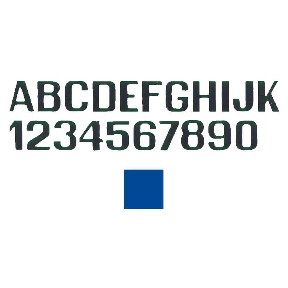International letterfix 5959014B B Наклейки с буквами Голубой Blue 200 mm 