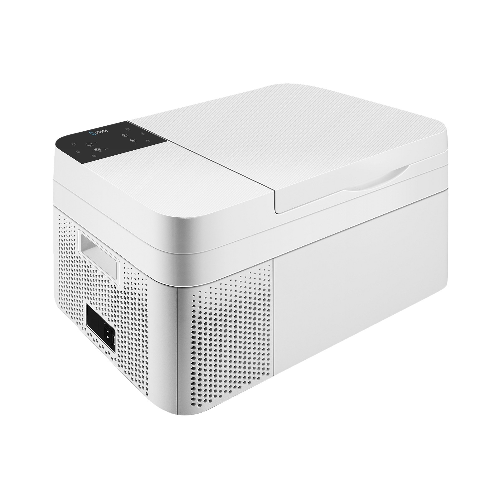 Автохолодильник портативный компрессорный с 1 камерой Libhof X-26 580х360х370мм 25л 12/24В -25/+10°C белый/черный