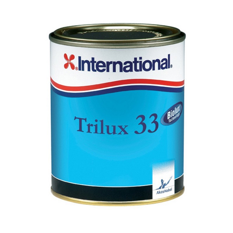 Краска твёрдая необрастающая совместимая с алюминием International Trilux 33 YBA067/750AZ 750 мл чёрная