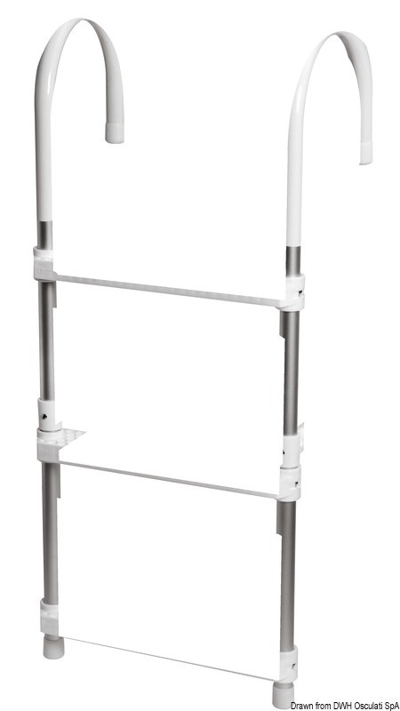 Купить Лестница Eco из анодированного алюминия 3 ступеньки, Osculati 49.529.23 7ft.ru в интернет магазине Семь Футов