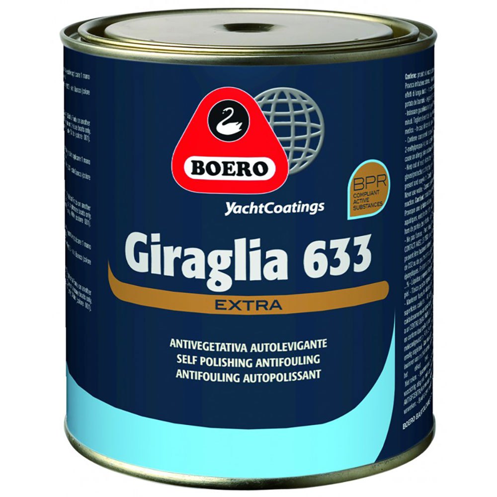 Boero 6467052 Giraglia 633 Extra 5L Противообрастающее покрытие Бесцветный Blue