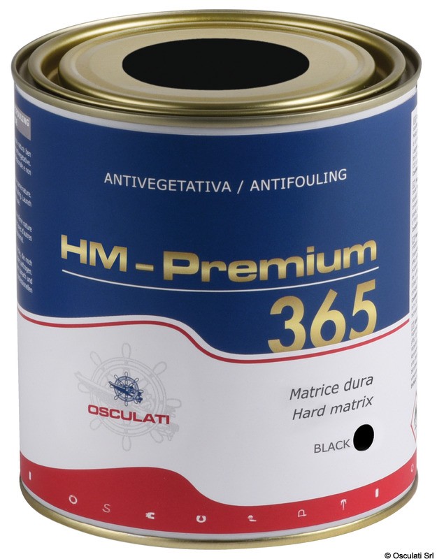 Купить Необрастающая краска чёрная HM Premium 365 0,75 л, Osculati 65.612.13 7ft.ru в интернет магазине Семь Футов