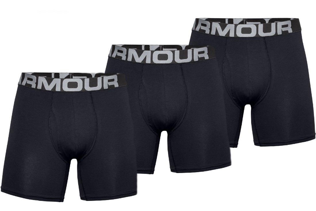 Купить Under armour 1363617-001-XS Боксёр Charged Cotton 6´´ 3 Единицы Черный Black / Black XS 7ft.ru в интернет магазине Семь Футов