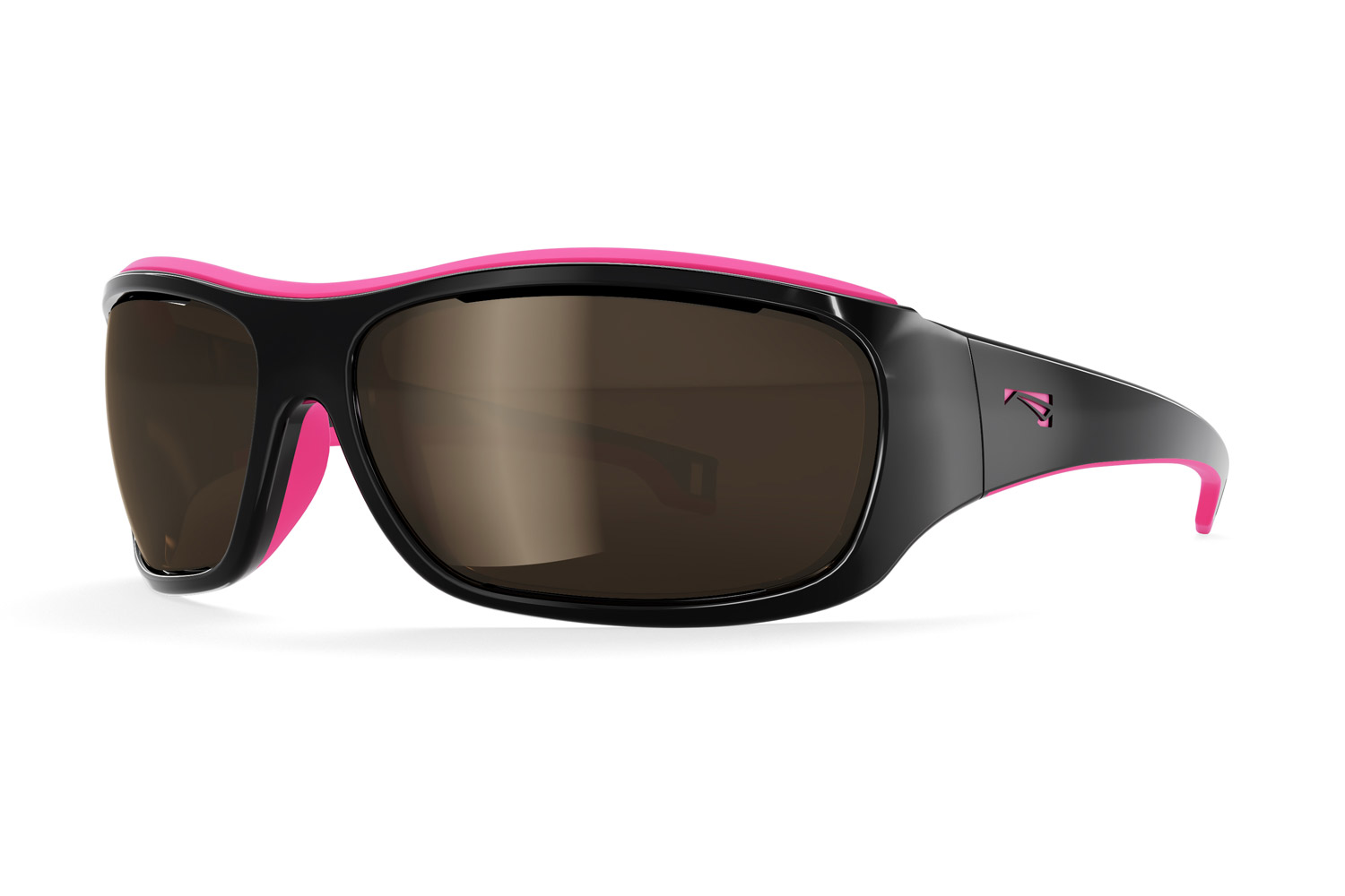 Купить Спортивные очки LiP Tide / Gloss Black - Pink Rubber / PC Polarized / Levante Series Chroma Brown, 3256 7ft.ru в интернет магазине Семь Футов