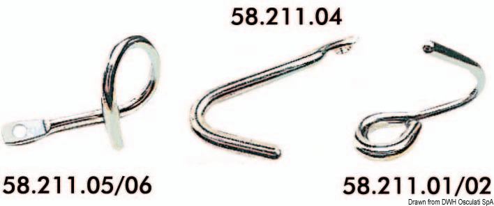 Купить S/S ragged edge hook 10 mm 58.211.06 7ft.ru в интернет магазине Семь Футов