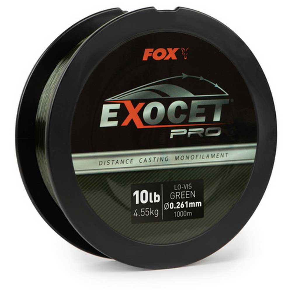 Fox international CML188 Exocet Pro 1000 m Монофиламент Золотистый Low-vis Green 0.350 mm 