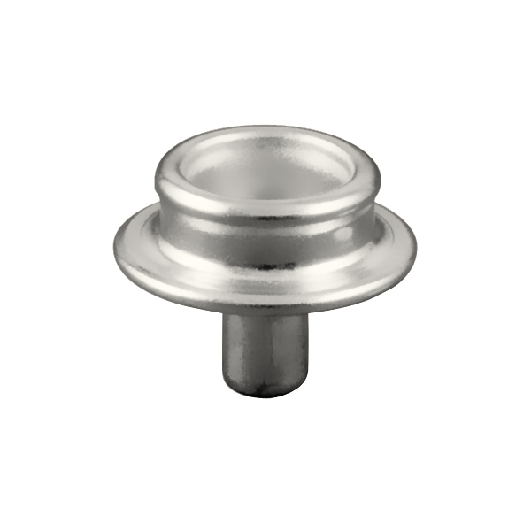 Двойное основание кнопки Fasnap BNP232NBL из никелированной латуни диаметр 11/32" (8,7 мм)