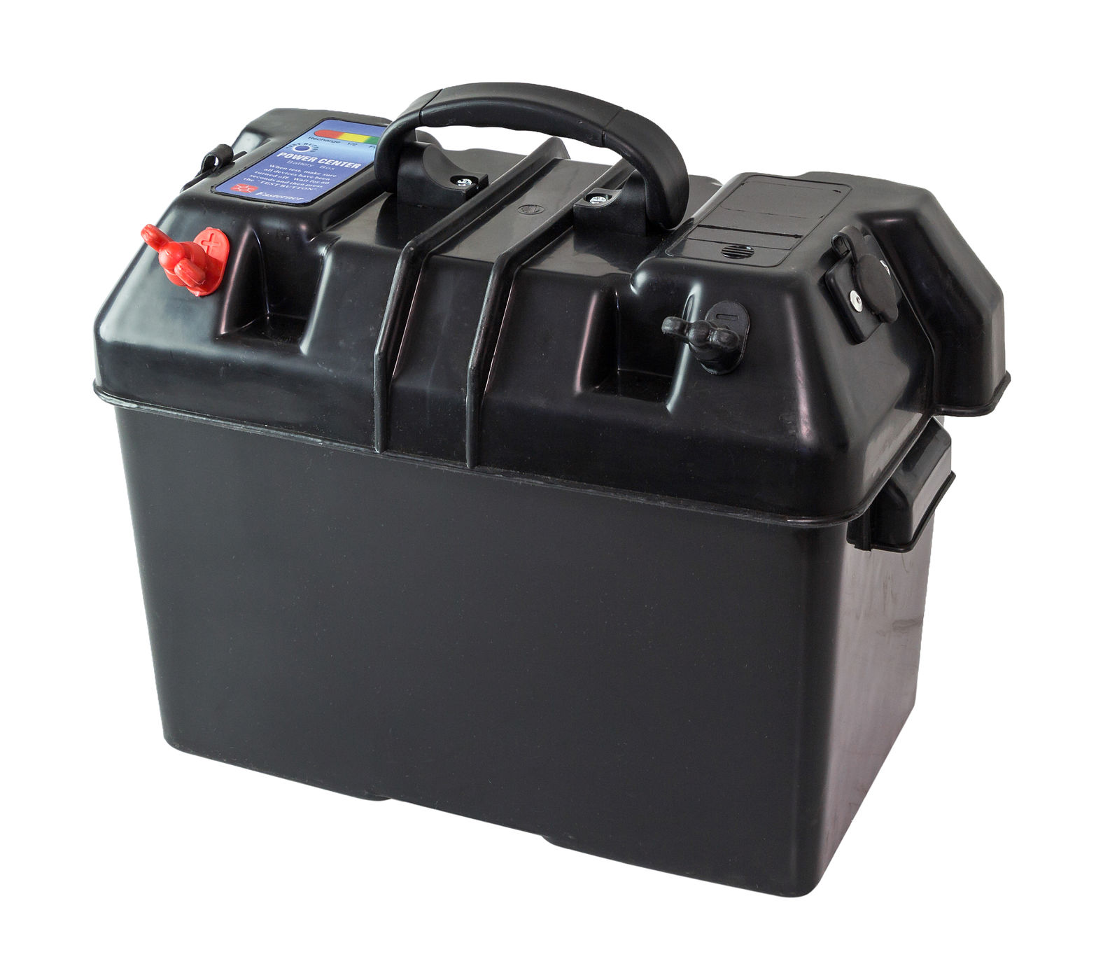 Аккумуляторный ящик с наружными клеммами Easterner C11537 430x240x330мм 2 гнезда прикуривателя