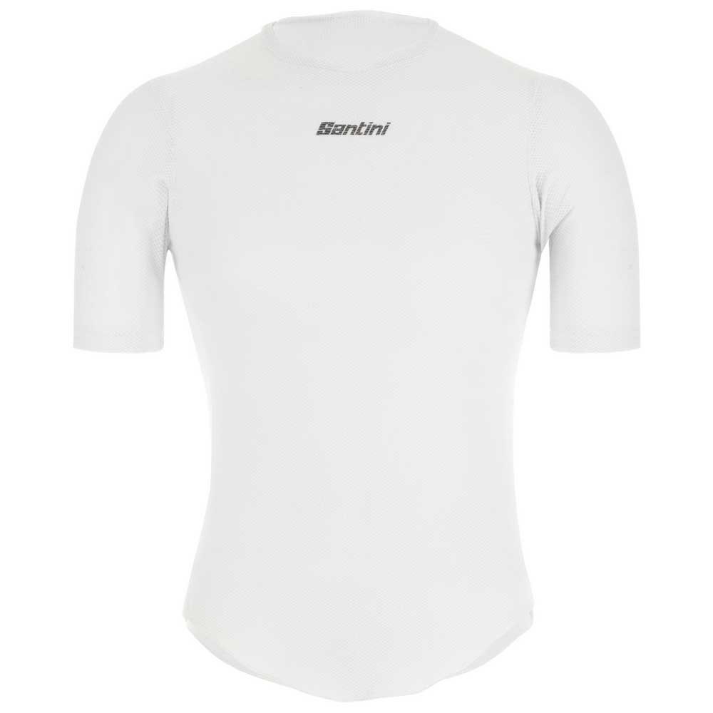 Santini BM001GLLDELTA-BI-XL Базовый слой с коротким рукавом Delta Cooling Белая White XL