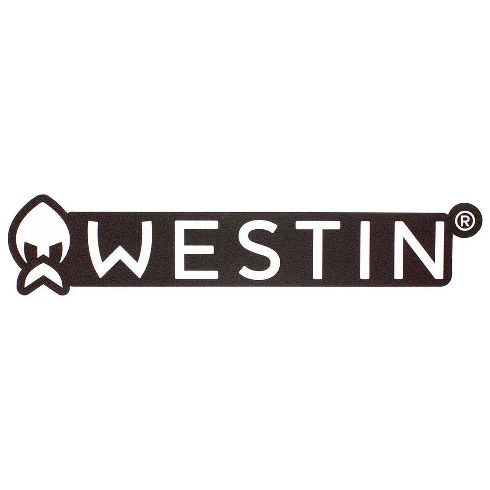 Westin IN00144 Logo Наклейки Серебристый  Black / White 50 x 10.6 cm 