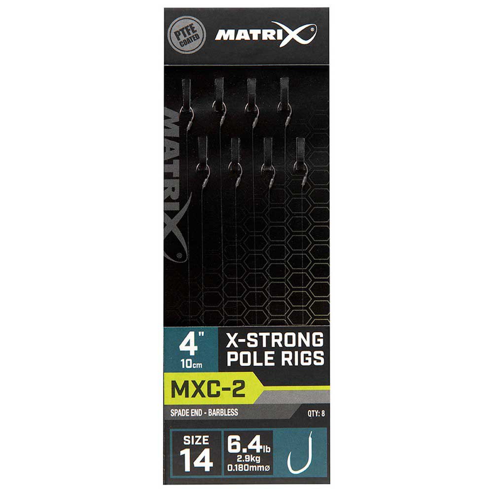 Matrix fishing GRR083 MXC-2 14 X-Strong Pole Rig Лидер Серебристый Clear 0.180 mm 