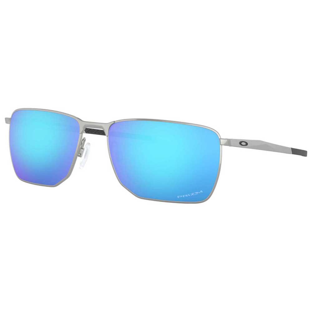 Oakley OO4142-0458 Ejector Prizm Солнцезащитные Очки Satin Chrome Prizm Sapphire/CAT3