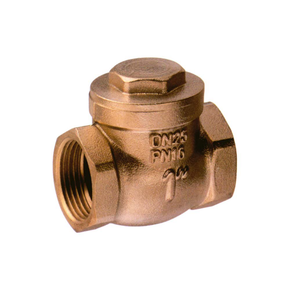 Airaga 1818051 F/F Поворотный обратный клапан с резьбой Золотистый Bronze 3/8´´ 