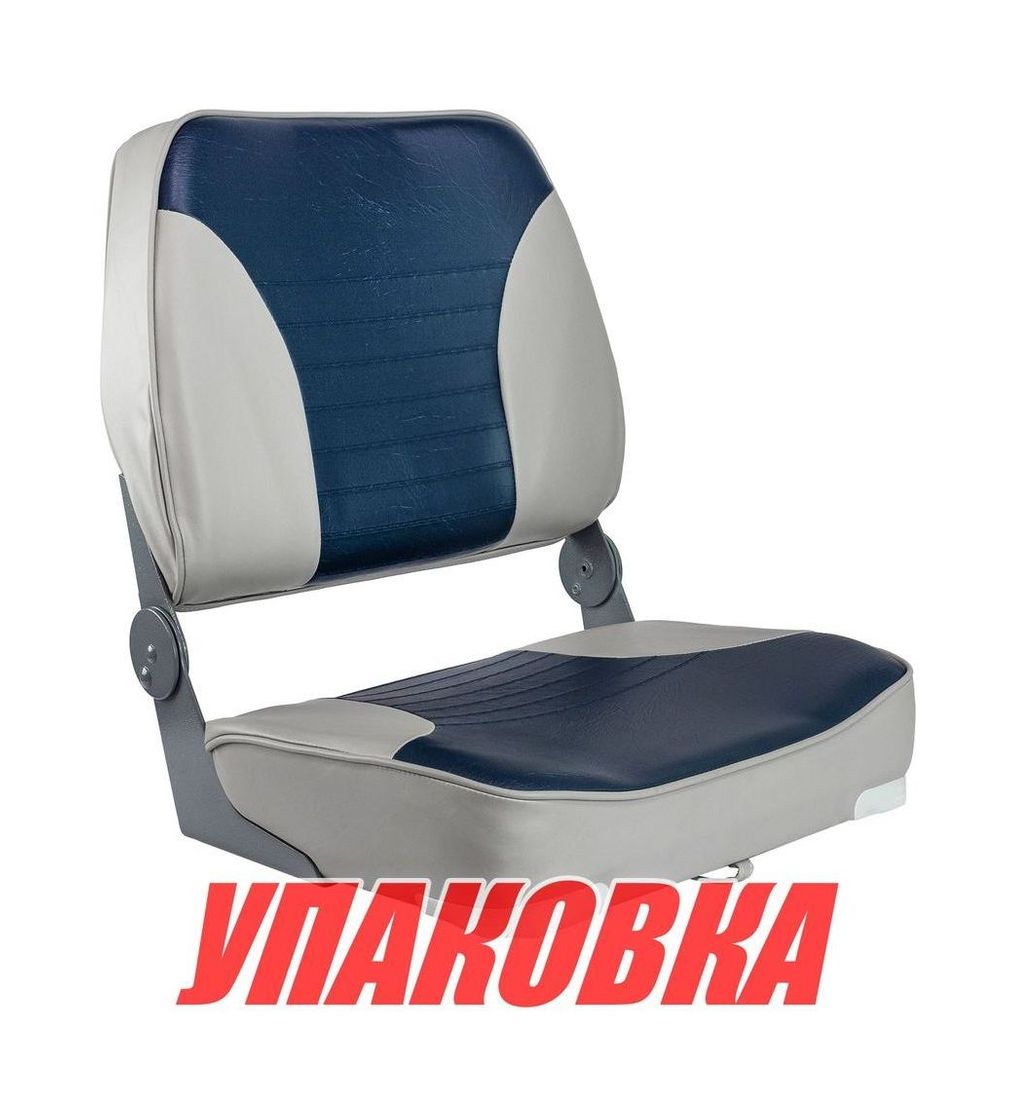 Кресло XXL складное мягкое двухцветное серый/синий (упаковка из 6 шт.) Springfield 1040691_pkg_6