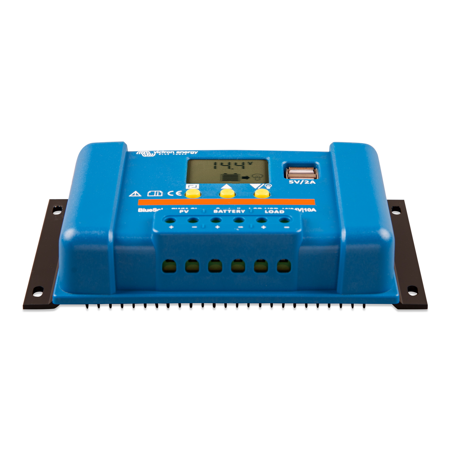 Контроллер заряда Victron Energy Blue 10 solar для солнечных панелей 12/24 В 10 А 169 х 96 х 36 мм, Osculati 12.033.02