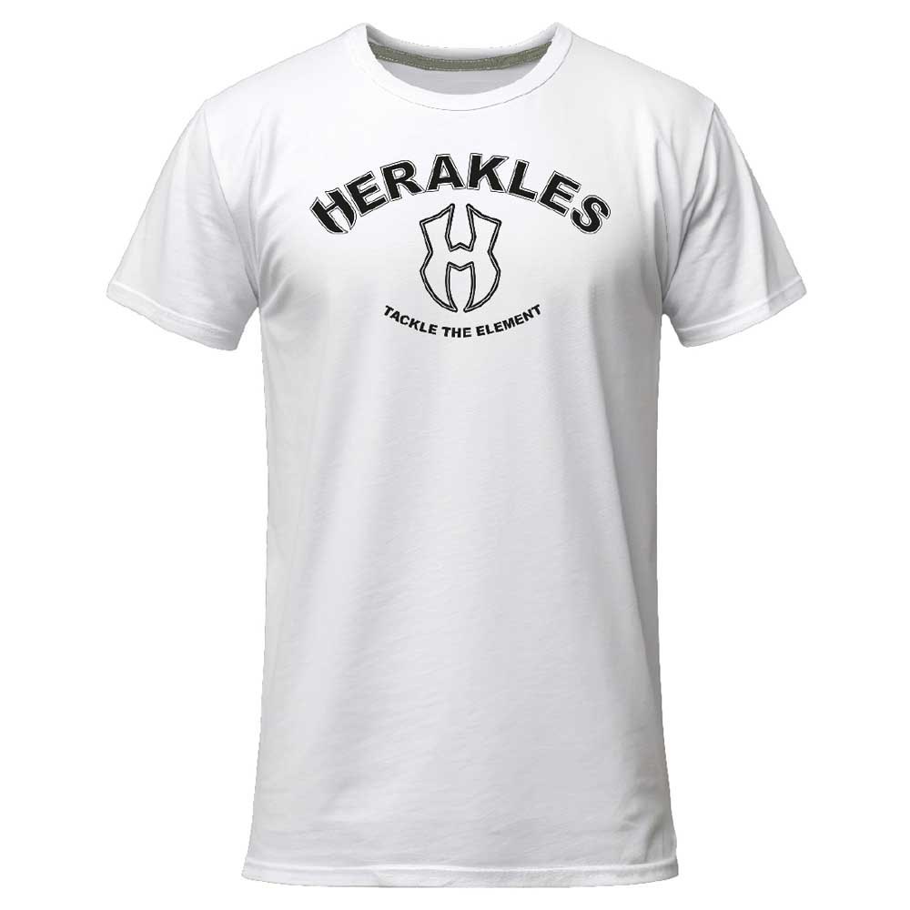 Herakles ABS063C Футболка с коротким рукавом Logo Белая White L