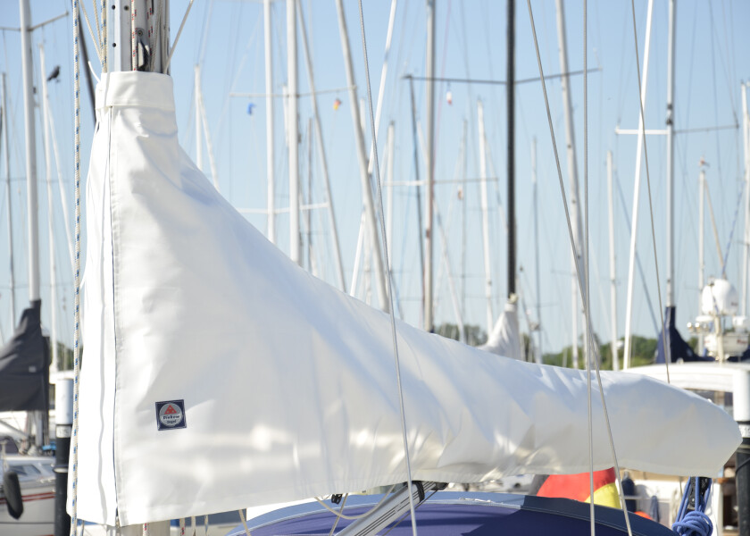 Купить DIEKOW SAILS Чехол на грот/белый / Для длины стрелы: 3,55 м. 7ft.ru в интернет магазине Семь Футов