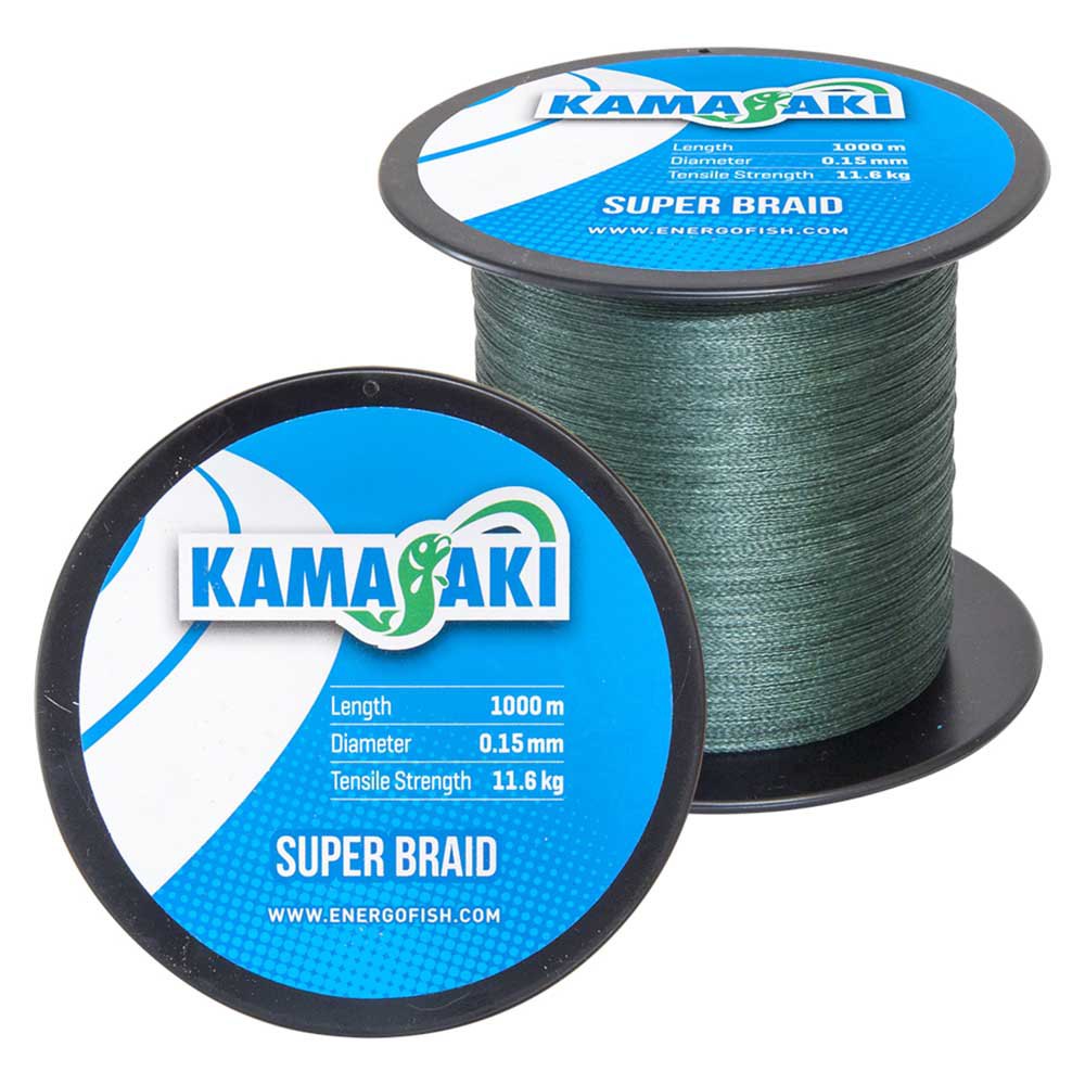 Kamasaki 30520930 Super 1000 m Плетеный  Green 0.300 mm