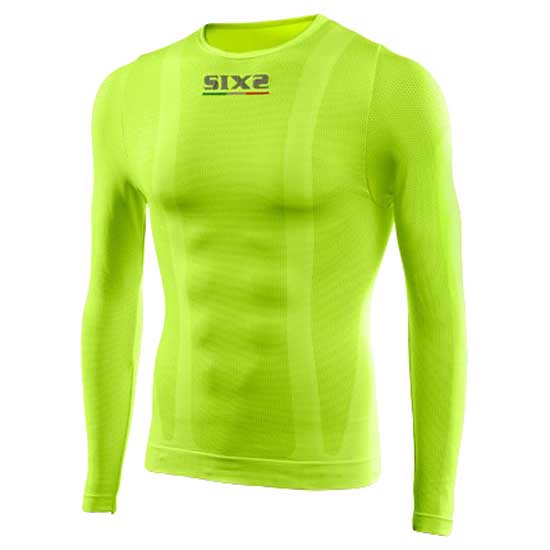 Sixs TS2C-YellowFluo-XXL Базовый слой с длинным рукавом Зеленый Yellow Fluo 2XL