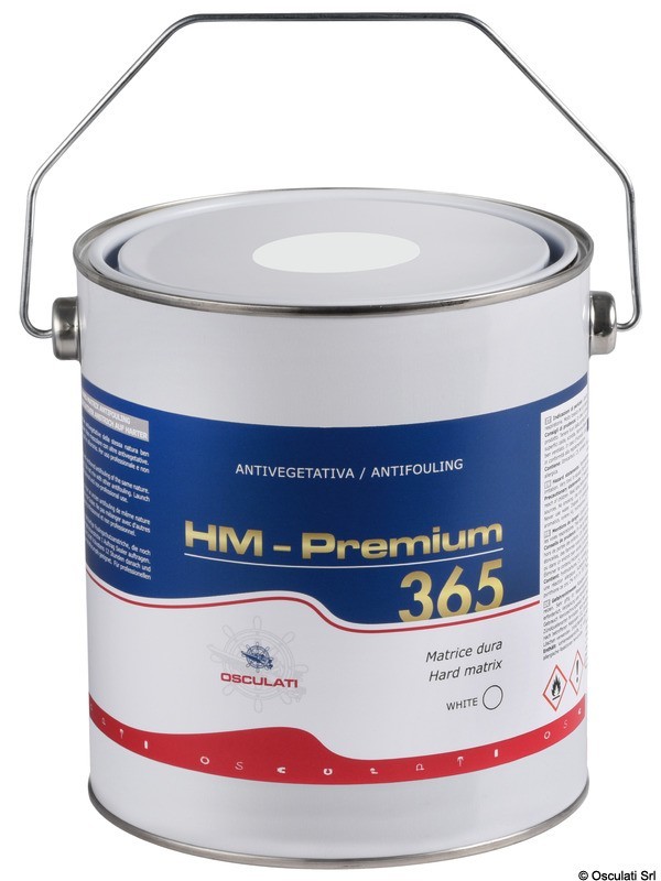 Купить Необрастающая краска белая HM Premium 365 2,5 л, Osculati 65.612.21 7ft.ru в интернет магазине Семь Футов