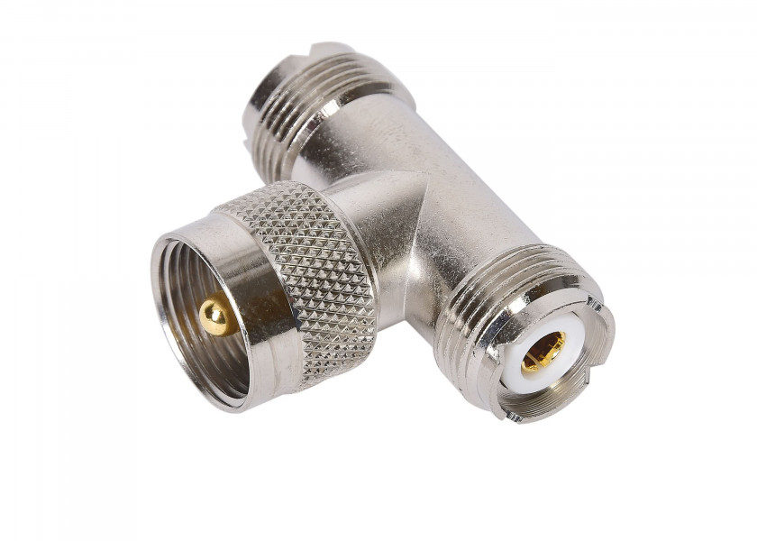 Купить UHF-T-Piece, 2x PL258 Sockets / 1 x PL259 Plug 21043-bvs 7ft.ru в интернет магазине Семь Футов