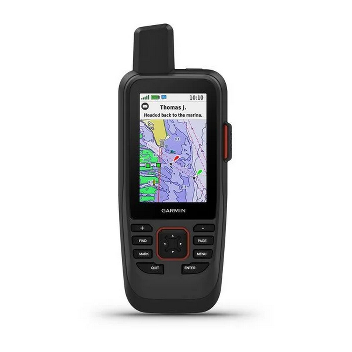 Морской портативный GPS навигатор Garmin GPSMAP 86sci 010-02236-02 с прибрежными картами BlueChart и технологией inReach