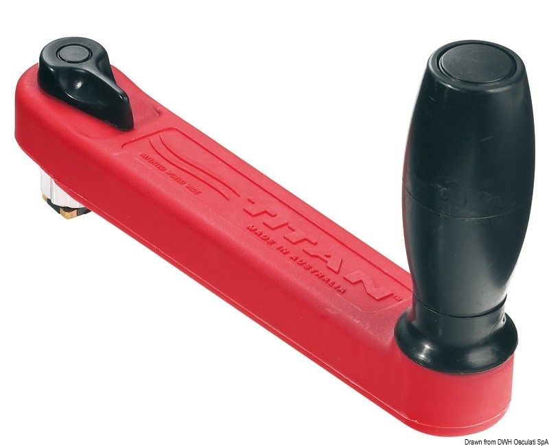 Купить LEWMAR Titan handle Magnum red 250 mm, 68.231.25 7ft.ru в интернет магазине Семь Футов