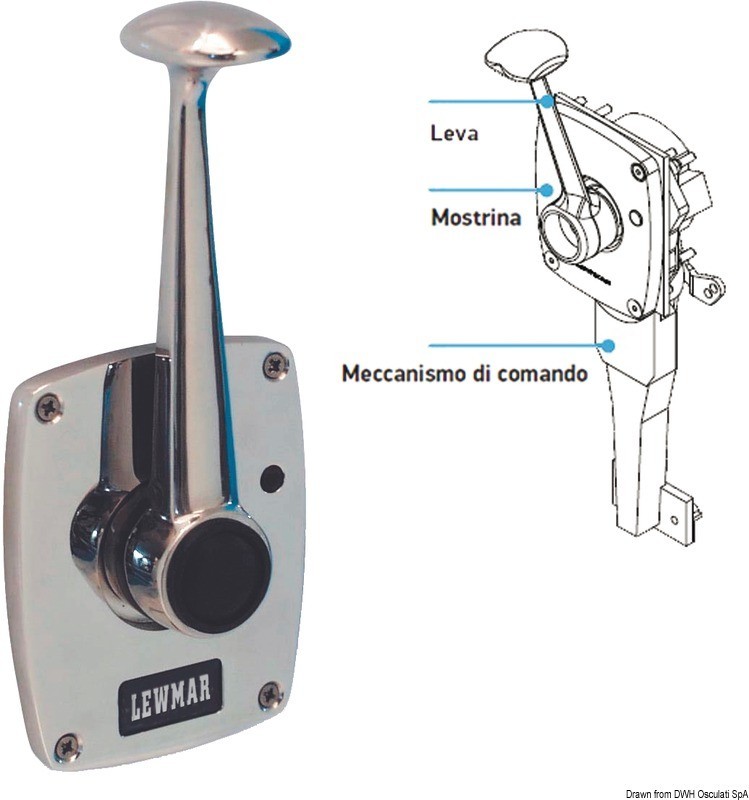 Купить Engine control with single lever, 69.810.00 7ft.ru в интернет магазине Семь Футов