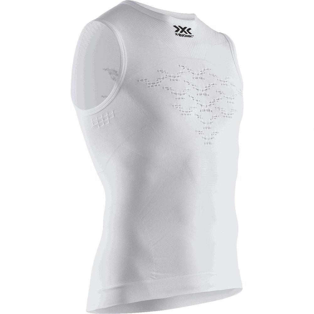 X-BIONIC NG-YT02S19M-W008-XXL Безрукавная базовая футболка Energizer MK3 Белая Arctic White / Dolomite Grey 2XL