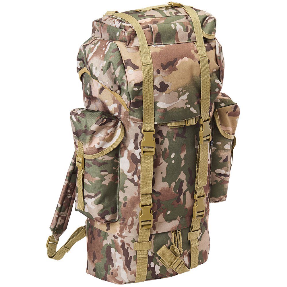 Brandit 8003-161-OS Nylon 65L Рюкзак Зеленый  Tactical Camo