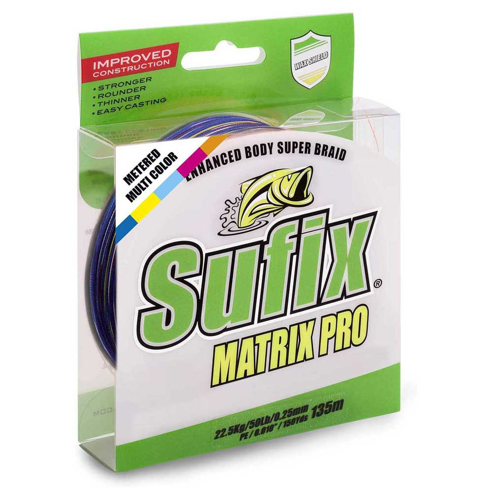 Sufix ASU640361 Matrix Pro Монофиламент 250 m Зеленый Mid Green 0.150 mm 