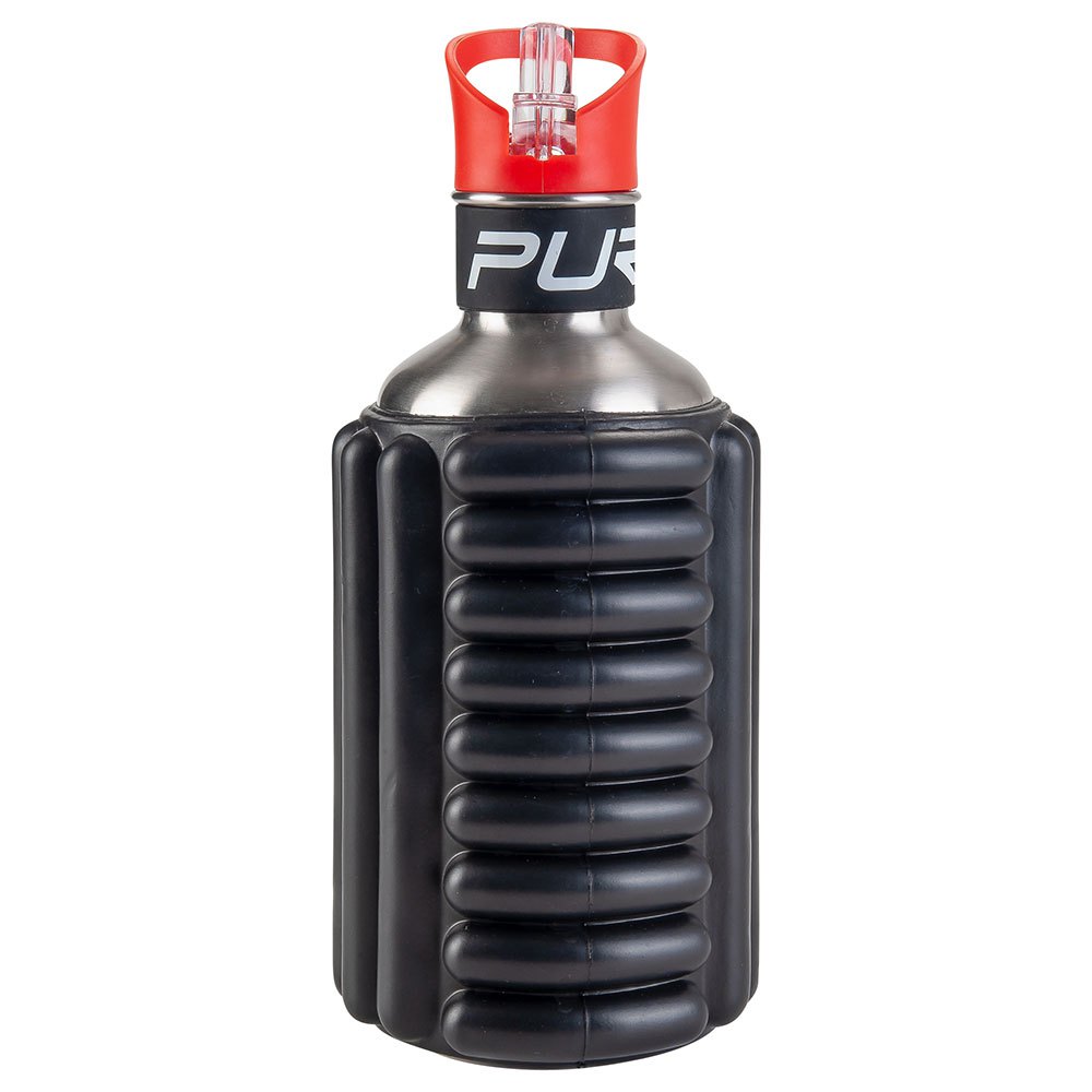 Pure2improve P2I200580 Бутылка Йога 1.2 L Черный  Black