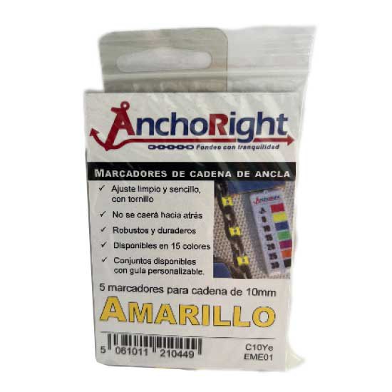 Anchoright C10Ye 10 mm Цепные маркеры  Yellow