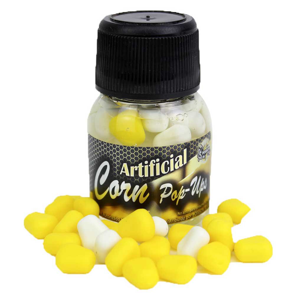Pro elite baits P8433835 Тунец Спирулина Gold Artificial Corn Всплывающие окна Желтый