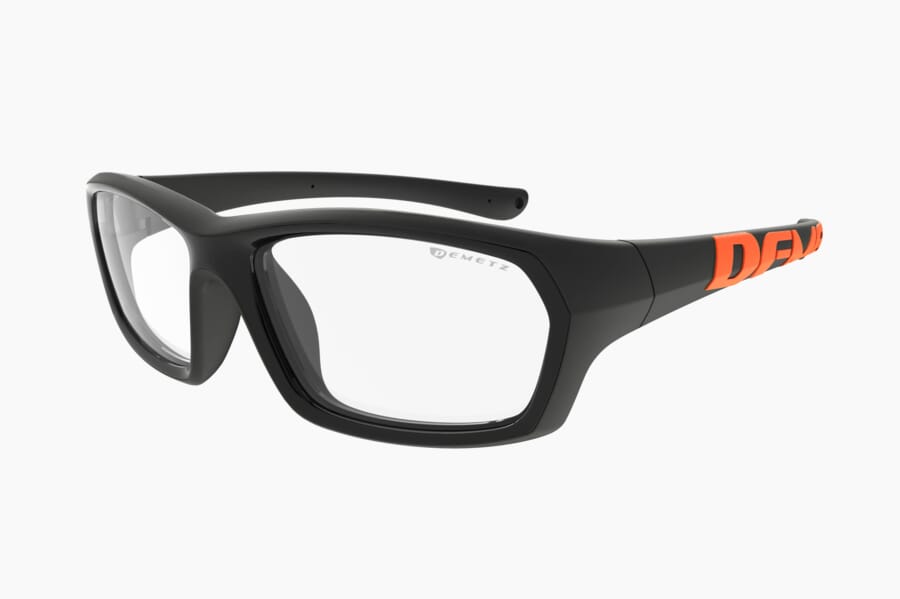 Купить Спортивные очки с диоптриями Demetz Softness R / Matte Black / Matte Orange  Colorless Cat.0, softness516457 7ft.ru в интернет магазине Семь Футов