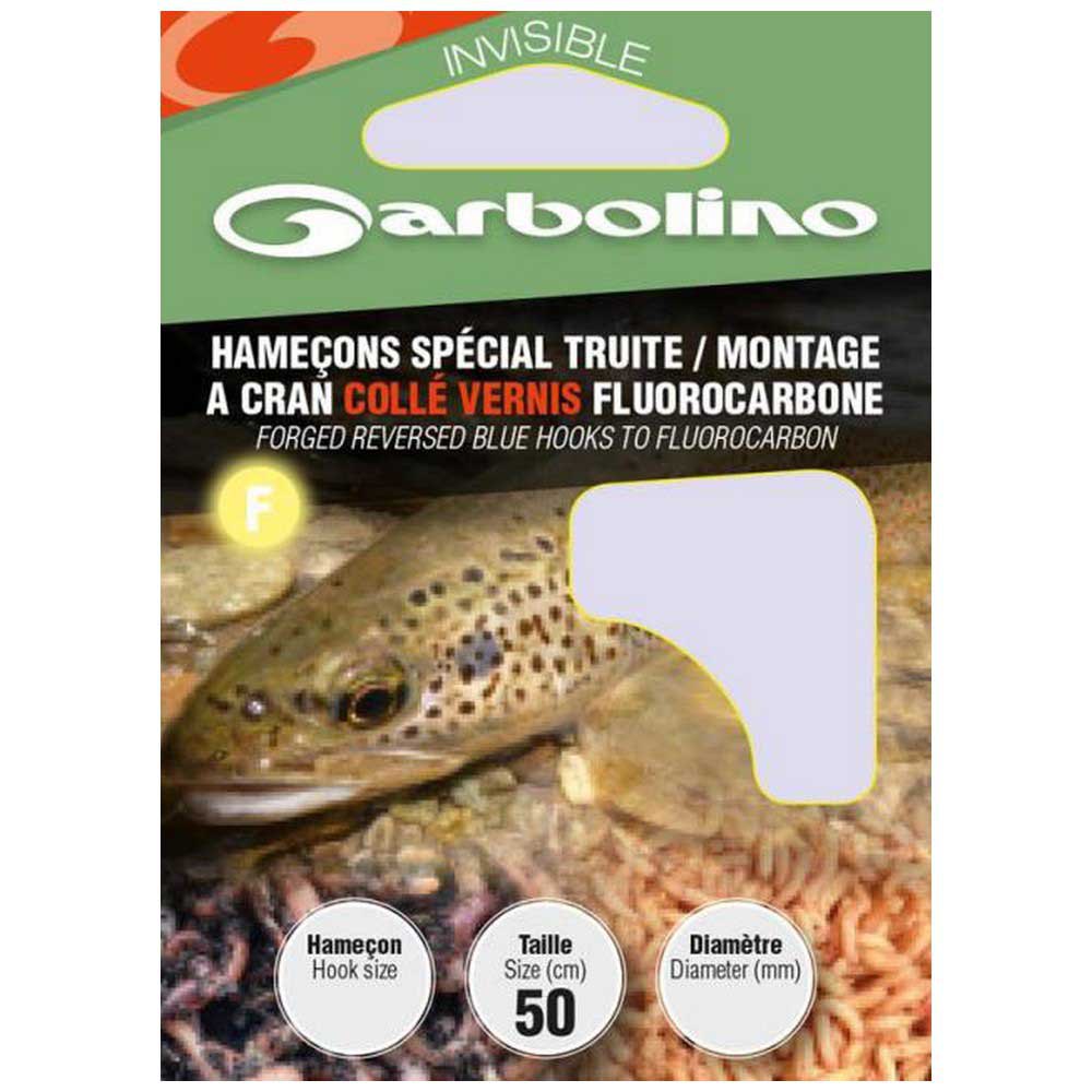Garbolino competition GOMAD0728-L18H12 Special Trout связанный крючок нейлон 18 Зеленый 12 