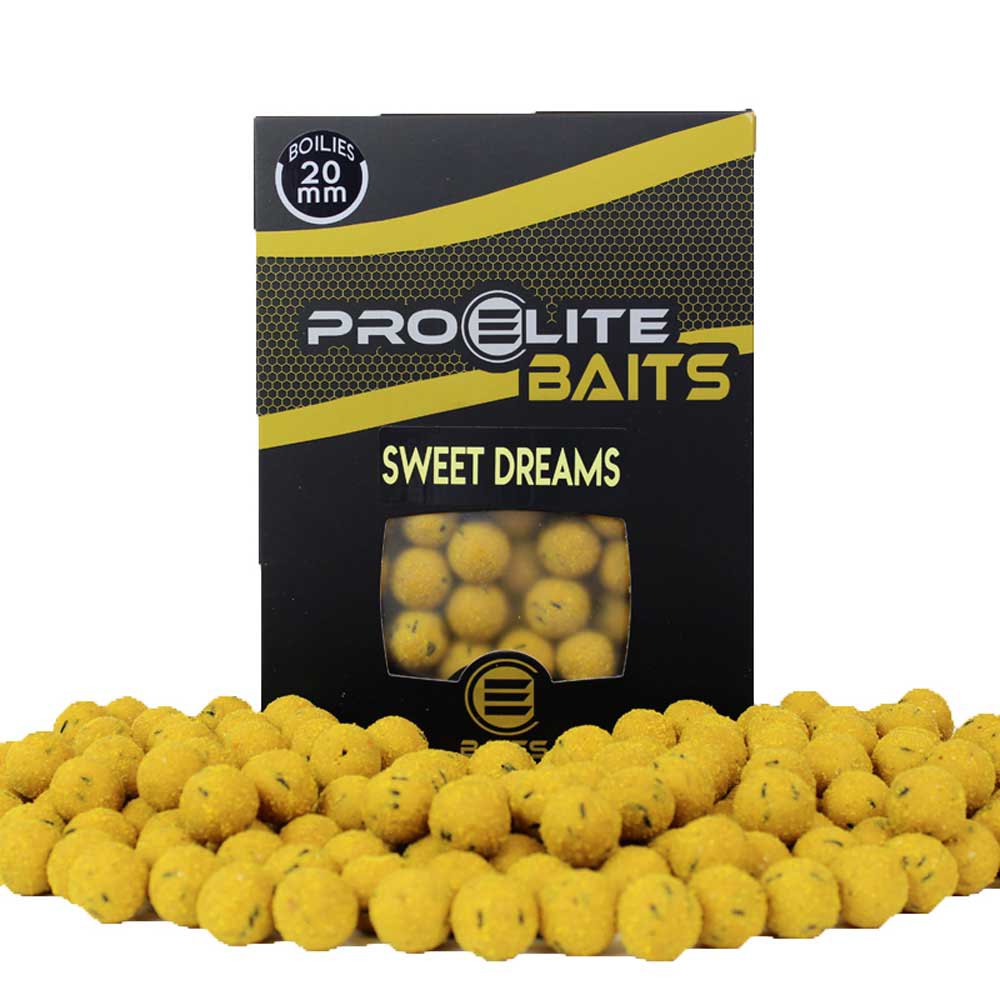 Pro elite baits P8433802 Sweet Dreams Gold 1kg Бойлы Желтый 14 mm 