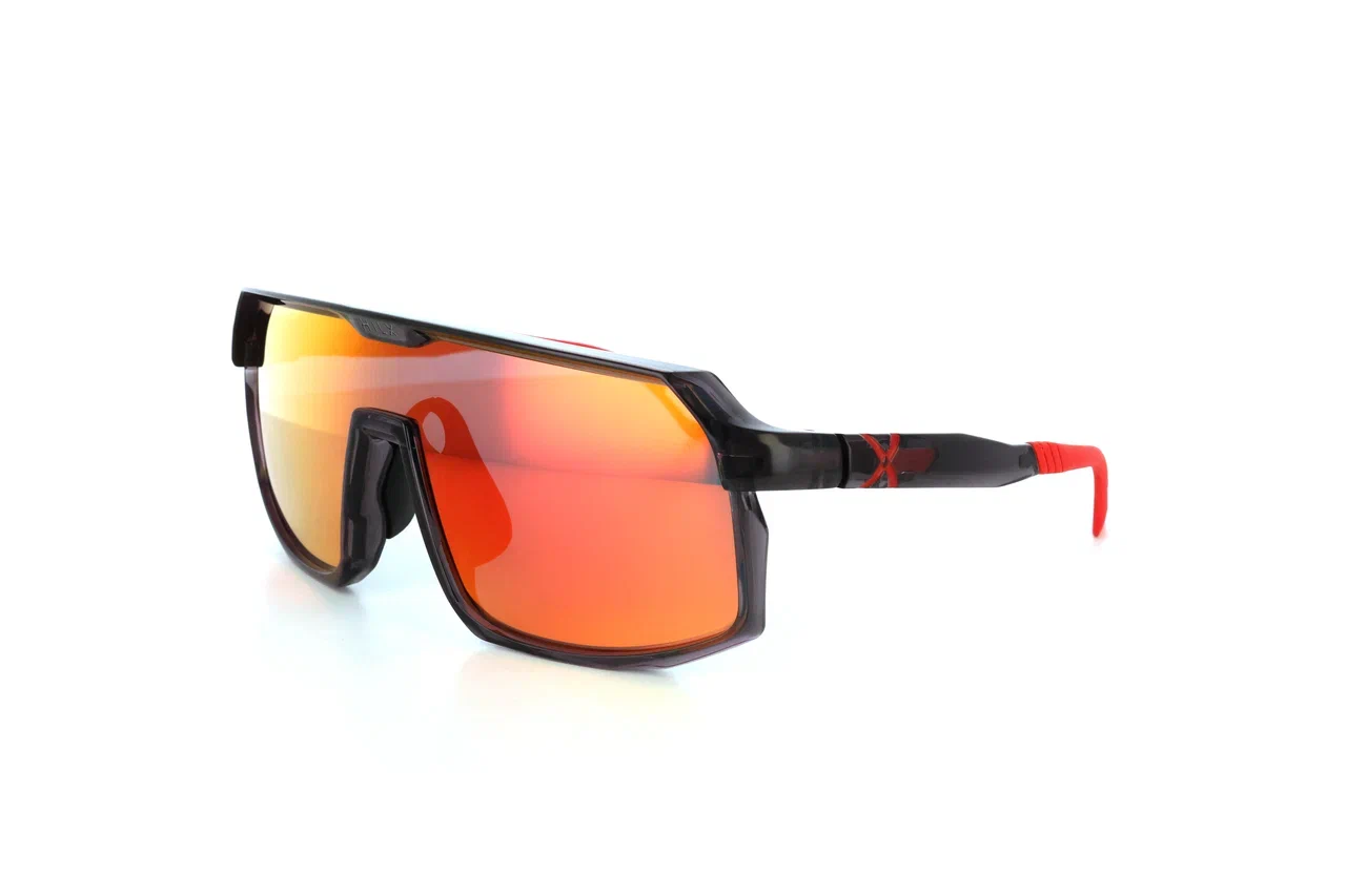 Купить Спортивные очки с диоптриями HILX Inferno Shiny Crystal Dark Grey / Red Lens, rx-562/hif06103-ifrd4 7ft.ru в интернет магазине Семь Футов