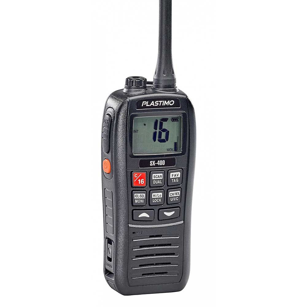 Водонепроницаемая портативная радиостанция УКВ Plastimo 67440 SX-400 IPX7 5Вт