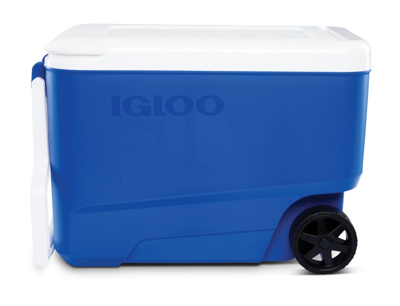 Igloo coolers 34528 Wheelie Cool 38 36L Жесткий портативный холодильник на колесах Blue