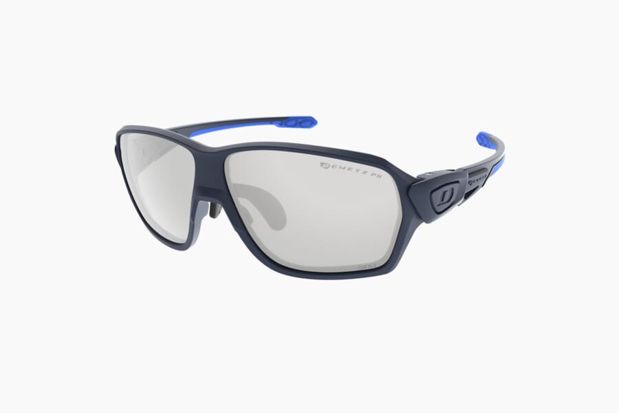Купить Спортивные очки Demetz M-Suit / Matte Navy / Matte Blue V. Grey Photochromic Mirror Silver Cat.1 to 3, msuit5554p565 7ft.ru в интернет магазине Семь Футов