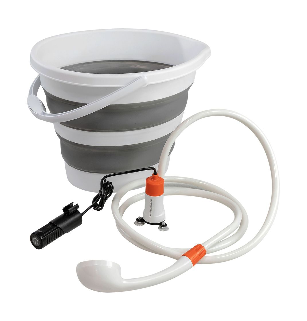 Купить Портативный душ с насосом и ведром, SeaFlo SFPSP5L01002 7ft.ru в интернет магазине Семь Футов