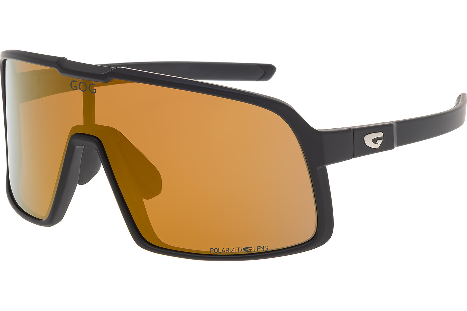 Купить Спортивные очки GOG Kari / Matt Black / Polarized Reflex Gold, e537-1p 7ft.ru в интернет магазине Семь Футов