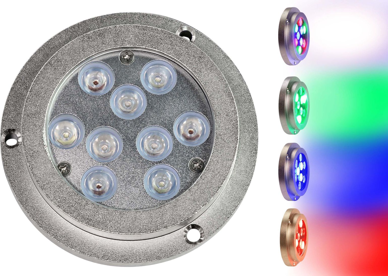 Купить Подводный огонь IH9DP, RGB, 17w, Marine Rocket MRUL9DPRGB 7ft.ru в интернет магазине Семь Футов