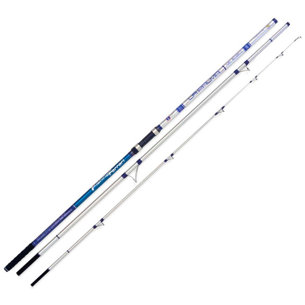Fishing ferrari 2291543 Palma Удочка Для Серфинга Серебристый Silver / Blue 4.20 m 