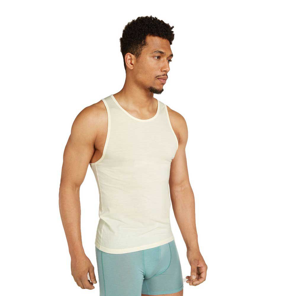 Icebreaker 103034000L Безрукавная базовая футболка Merino 150 Anatomica Undyed L