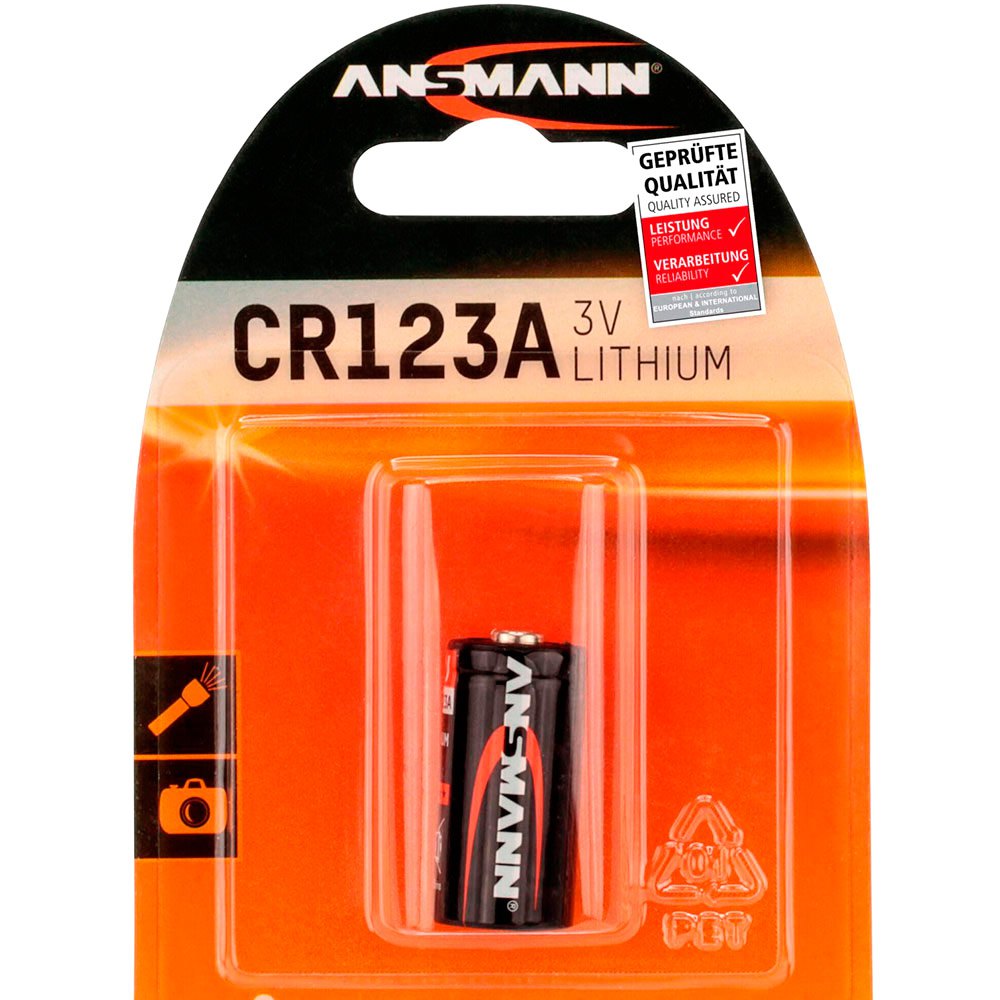 Ansmann 5020012 CR 123 A Аккумуляторы Черный  Black